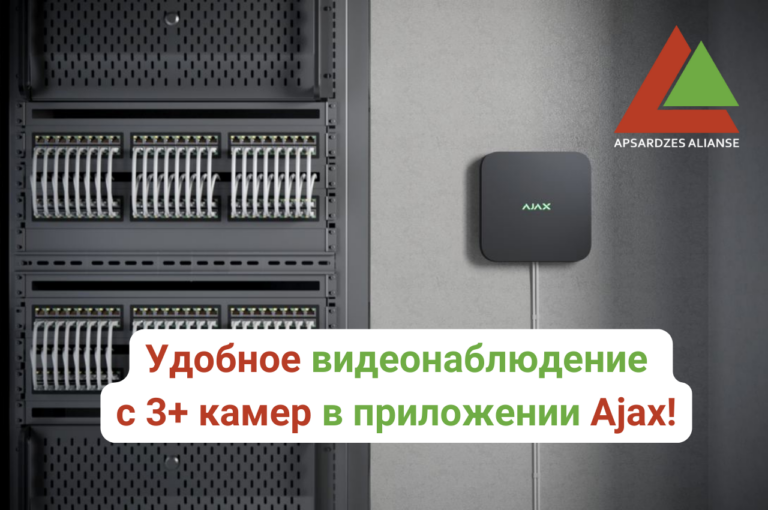 Сетевой IP регистратор Ajax NVR – видеонаблюдение с надежной защитой!