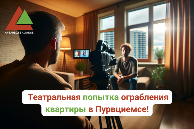Чтобы ограбить квартиру в Пурвциемсе, креативные воры устроили спектакль с затоплением!