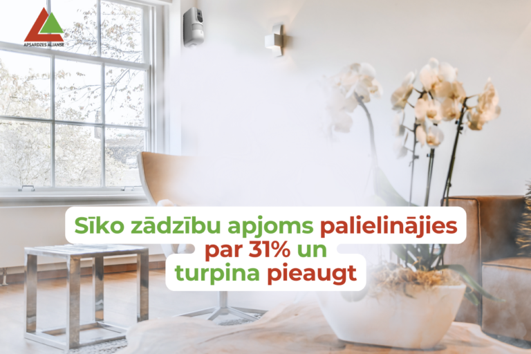Sīko zādzību apjoms palielinājies par 31% un turpina pieaugt